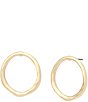 Robert Lee Morris Soho Sculpted Small Circle Hoop Earrings - Image 1