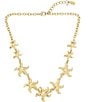 Color:Gold - Image 1 - Starfish Bib Collar Necklace