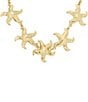 Color:Gold - Image 2 - Starfish Bib Collar Necklace