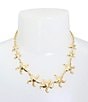 Color:Gold - Image 3 - Starfish Bib Collar Necklace
