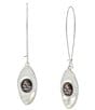 Robert Lee Morris Soho Textured Abalone Dangle Drop Earrings, Color:Abalone - Image 1
