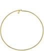 Robert Lee Morris Soho Textured Round Wire Collar Necklace, Color:Gold - Image 1
