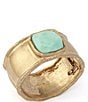 Robert Lee Morris Soho Turquoise Stone Bangle Bracelet - Image 3