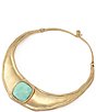 Robert Lee Morris Soho Turquoise Stone Collar Necklace - Image 2
