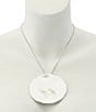 Robert Lee Morris Soho Vintage Medallion Short Chunky Statement Pendant Necklace - Image 3