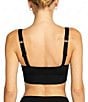 ROBIN PICCONE Ava Solid Tie Front Bralette Swim Top - Image 2