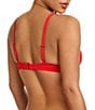 ROBIN PICCONE Ava Solid Underwire Tie Front Swim Top - Image 2