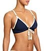 ROBIN PICCONE Tierna Tie Front Triangle Swim Top - Image 3