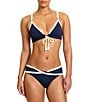 ROBIN PICCONE Tierna Tie Front Triangle Swim Top - Image 4