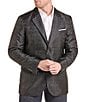 Rock & Roll Denim Black Jacquard Paisley Sport Coat - Image 1
