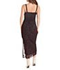 Rock & Roll Denim Conversational Mesh Midi Dress - Image 2
