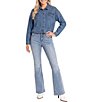 Rock & Roll Denim Crystal Studded Denim Jacket - Image 3