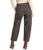 Rock & Roll Denim Leopard Print Barrell Leg Crop Jeans - Image 2