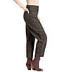 Rock & Roll Denim Leopard Print Barrell Leg Crop Jeans - Image 3