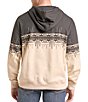 Rock & Roll Denim Long Sleeve Border Printed Hoodie - Image 2