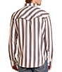 Rock & Roll Denim Long Sleeve Tech Stripe Snap Shirt - Image 2