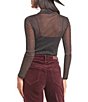 Rock & Roll Denim Lurex Long Sleeve Top - Image 2