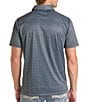 Rock & Roll Denim Medallion Print Polo Shirt - Image 2