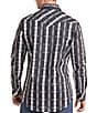 Rock & Roll Denim Printed Snap Front Woven Western Shirt - Image 2