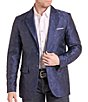 Rock & Roll Denim Regular Fit Paisley Jacquard Sport Coat - Image 1