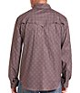 Rock & Roll Denim Tek Medallion Printed Pearl Snap Shirt - Image 2