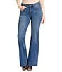 Rock & Roll Stretch Denim High Rise Double Waistband Bootcut Jeans - Image 1