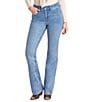 Rock & Roll Stretch Denim High Rise Straight Leg Boot Cut Jeans - Image 1