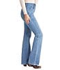 Rock & Roll Stretch Denim High Rise Straight Leg Boot Cut Jeans - Image 3