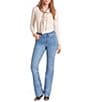 Rock & Roll Stretch Denim High Rise Straight Leg Boot Cut Jeans - Image 4