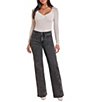 Rock & Roll Studded Wide Leg Denim Coordinating Jeans - Image 4
