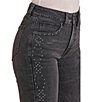 Rock & Roll Studded Wide Leg Denim Coordinating Jeans - Image 5