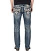 Rock Revival Brayen Straight Fit Fleur-De-Lis Jeans - Image 1