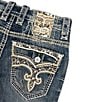 Rock Revival Brayen Straight Fit Fleur-De-Lis Jeans - Image 4