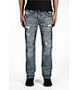 Rock Revival Braylon 32#double; Straight Leg Oversized-Fleur-De-Lis-Embroidered-Pocket Jeans - Image 2