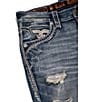 Rock Revival Braylon 32#double; Straight Leg Oversized-Fleur-De-Lis-Embroidered-Pocket Jeans - Image 4