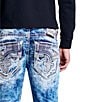 Rock Revival Cayden Alternative 32#double; Straight Leg Acid Wash Jeans - Image 4