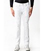 Color:White - Image 1 - Celadon Distressed Skinny Denim Jeans
