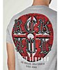 Color:Medium Grey - Image 4 - Circle Rock Short Sleeve Graphic T-Shirt