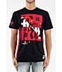 Color:Black - Image 1 - Cross Square Short-Sleeve Tee