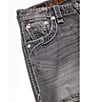 Rock Revival Danielle 32#double; Straight Leg Distressed Jeans, Color:Light Grey - Image 4