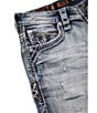 Rock Revival Dustin Alternate 32#double; Straight Leg Jeans, Color:Blue - Image 4