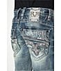 Color:Vintage Blue - Image 4 - Marco Alt Straight-Fit 32#double; Inseam Jeans