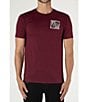 Color:Burgundy - Image 2 - Mirrored #double;RR#double; Logo T-Shirt