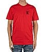 Rock Revival Outlaw Script Barbwire Frame Short Sleeve T-Shirt, Color:Red - Image 2
