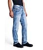 Rock Revival Reece 32#double; Straight Leg Fleur-De-Lis-Overlay Pocketed Jeans - Image 3