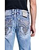 Rock Revival Reece 32#double; Straight Leg Fleur-De-Lis-Overlay Pocketed Jeans - Image 4