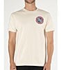 Color:Beige - Image 2 - Short Sleeve Circle Rock Revival Graphic Logo T-Shirt