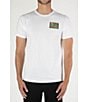 Color:White - Image 2 - Short Sleeve Diamond Graphic T-Shirt