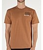 Color:Brown - Image 2 - Short Sleeve Flag T-Shirt