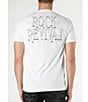 Color:White - Image 1 - Short Sleeve Graphic Logo Rock T-Shirt